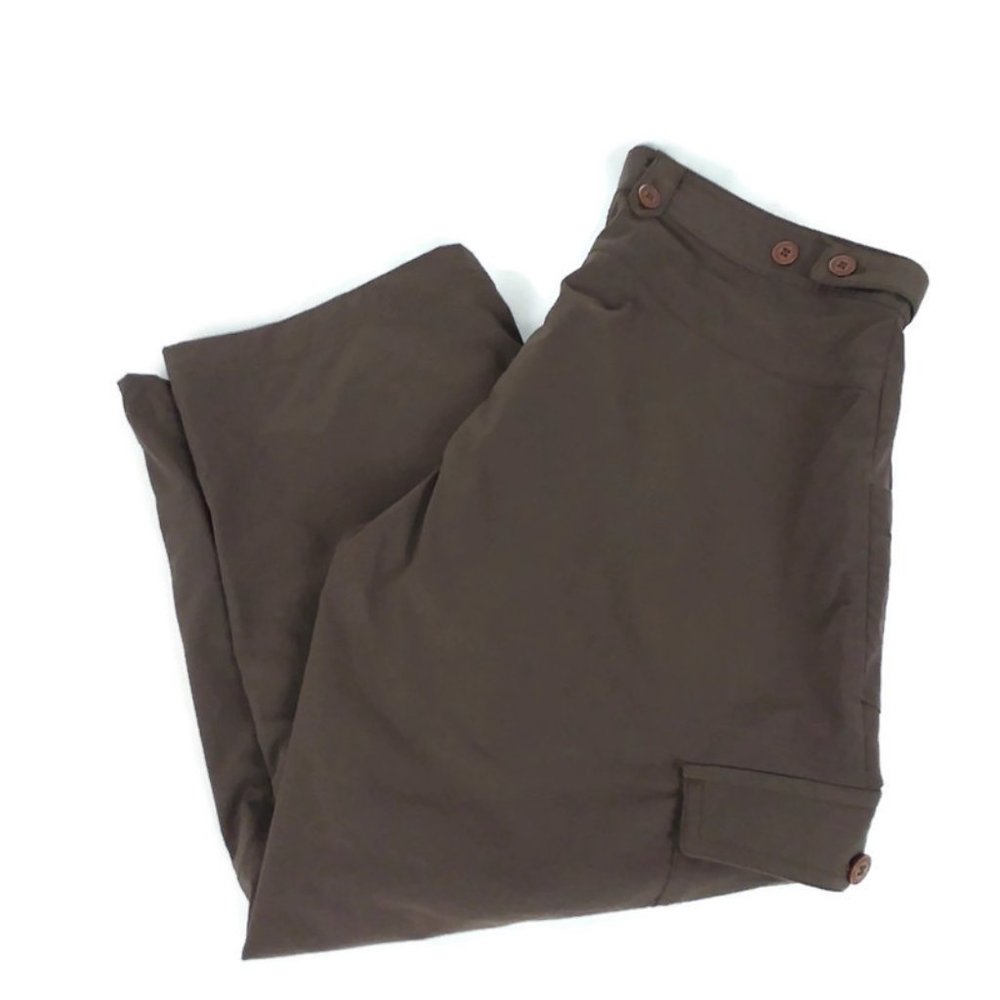 Magellan Adjustable Waist Stretch Capri Pants Sz 6